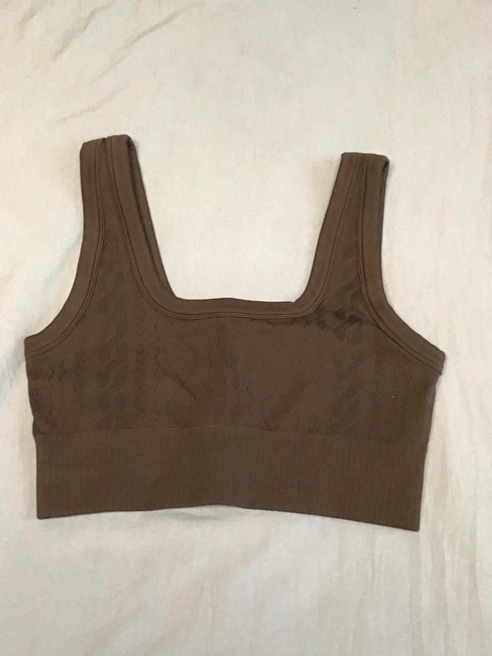 JoyLab Chocolate Brown Seamless Scoop Bralette